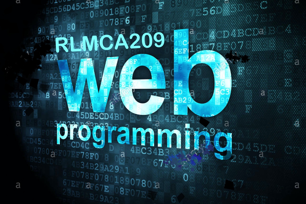 Web Programming BRLMCA209